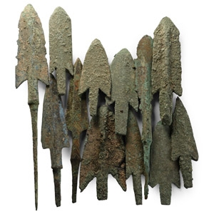 Luristan Bronze Arrowhead Collection