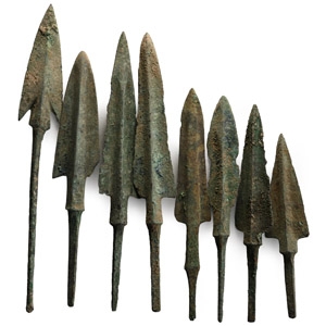 Luristan Bronze Arrowhead Collection