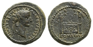 Tiberius, as Caesar, AE Semis.