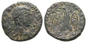 Elagabalus AE Tetradrachm of Antioch, Seleucis and Pieria.