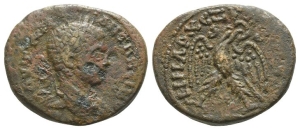 Elagabalus AE Tetradrachm of Antioch, Seleucis and Pieria.