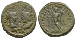 Gordian III AE Pentassarion or 5 Assaria of Marcianopolis, Moesia Inferior.