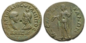 Philip II, as Caesar, AE 26mm of Mesembria, Thrace.