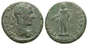 Macrinus AE 26mm of Nicopolis ad Istrum, Moesia Inferior.