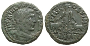 Philip I AE 30mm of Viminacium, Moesia Superior.