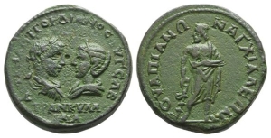 Gordian III and Tranquillina AE 27mm of Anchialus, Thrace.