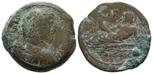 Hadrian AE Drachm of Alexandria, Egypt.