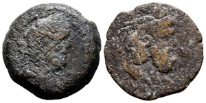 Antoninus Pius AE Drachm of Alexandria, Egypt.