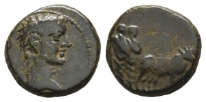 Augustus(?) AE 16mm of Philippi(?), Macedon.