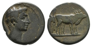 Augustus AE 18mm of Philippi(?), Macedon.