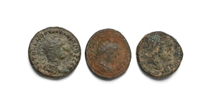 Group of Three [3] Roman Provincial AE Coins.