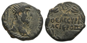 Lucius Verus AE 22mm of Hieropolis, Cyrrhestica.