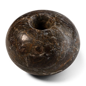 Mesopotamian Orange Veined Stone Macehead