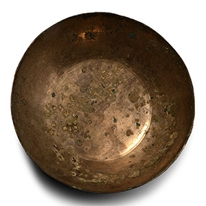Parthian Bronze Bowl with Concentric Circles
