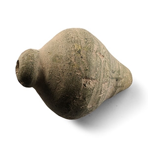 Miniature Byzantine Greek Fire Ceramic Fire Bomb or Hand Grenade