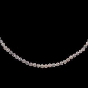 Chalcedony Bead Necklace