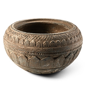 Mesopotamian Decorated Stone Vessel
