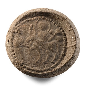 Christian First Passion, Entry into Jerusalem Terracotta Pilgrims Token