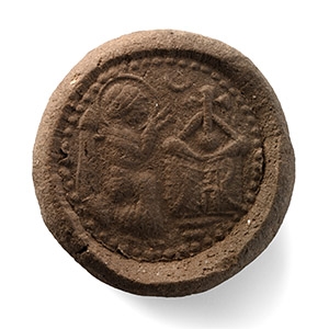 Christian Angel of the Sepulchre Terracotta Pilgrims Token