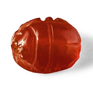Egyptian Carnelian Scarab Amulet