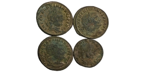 Group of Four [4] Roman Imperial BI Nummi.