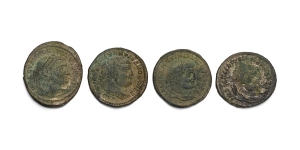Group of Four [4] Roman Imperial BI Nummi.