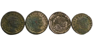 Group of Four [4] Roman Imperial BI Nummi.