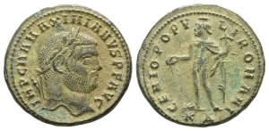 Maximian BI Nummus.