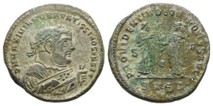 Maximian, as Senior Augustus, BI Nummus.