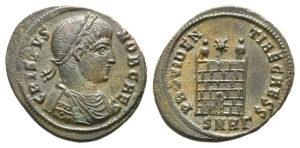 Crispus, as Caesar, BI Nummus.