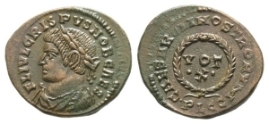 Crispus, as Caesar, BI Nummus.