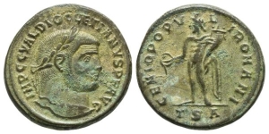 Diocletian BI Nummus.