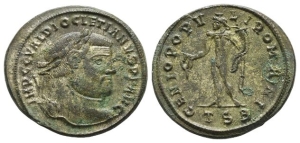 Diocletian BI Nummus.