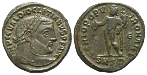 Diocletian BI Nummus.