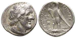 Ptolemaic Kingdom of Egypt, Ptolemy I Soter AR Tetradrachm.