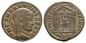 Maxentius BI Nummus.