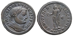 Diocletian BI Nummus.