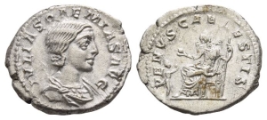 Julia Soaemias AR Denarius.