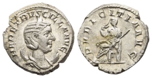 Herennia Etruscilla AR Antoninianus.