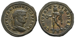 Maximian BI Nummus.