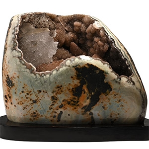 Quartz Crystal Geode Display