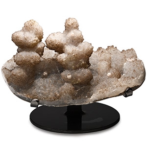 Snowy Landscape Geode Crystal Formation