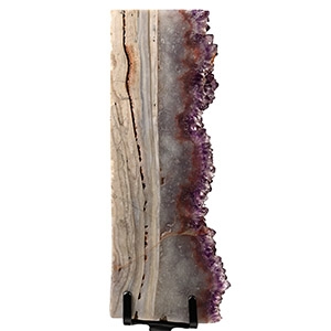 Large Agate and Amethyst Column Display