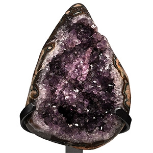 Mounted Amethyst Crystal Display