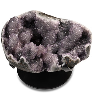 Mounted Amethyst Crystal Display