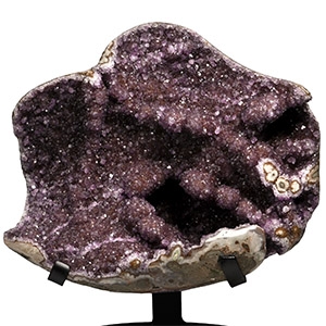 Amethyst Crystal Geode Display