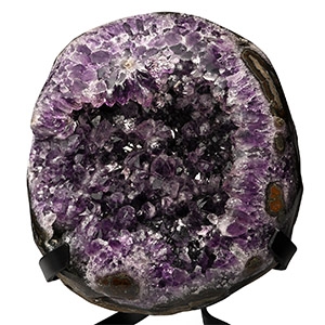 Mounted Amethyst Crystal Display