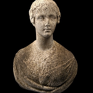 Neo-Classical Marble Bust of a Noble Lady
