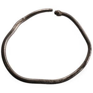 Viking Age Silver Bar Bracelet