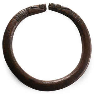 Western Asiatic Bronze Zoomorphic Bracelet